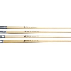 Trefoil Flat L/Handle Brush #8
