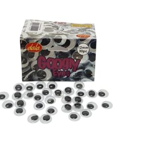 Googly Eyes 12Mm Black & White