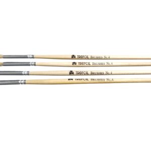 Round S/Handle Paint Brush #4