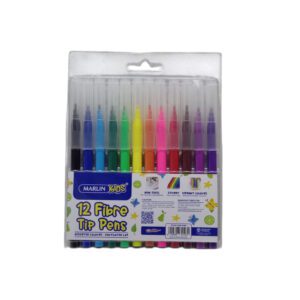 Marlin Kids Fibre Tip Pens 12S