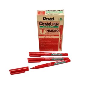 Pentel Permanent Makers Red Fine