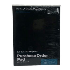Rbe Purchase Order Triplicate A5 Pad F0034