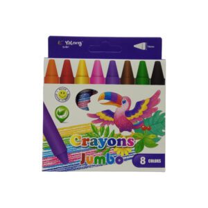 Yolang Wax Crayons Jumbo 8Pc Yl95079-8