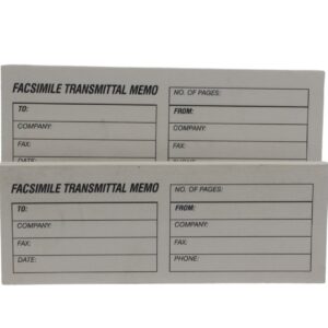 White Fax Memo Stick N Note (38X10)