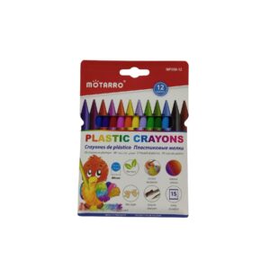 Motarro Plastic Crayons 12Pc