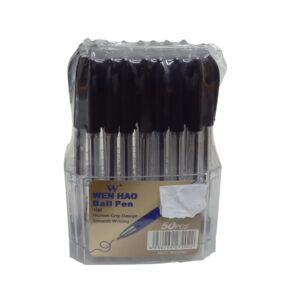 Wen Hao 50Pc Black Ballpen