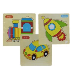 Submarine Kids Wood Puzzle 6Pc