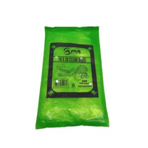 Clear Vegetable Unpunched Bags 200Pc 18X30