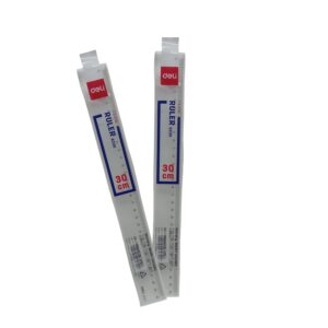 Deli Clear Ruler 30Cm
