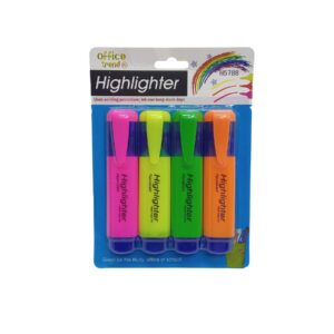 Office Trend Highlighters 4Pc H5788