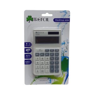 12 Digit School Calculator White #4094