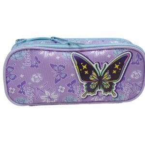 T-Whate Pencil Case 3Zip Girls Asst Designs