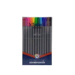 V Select Fineliner 12Color Pens