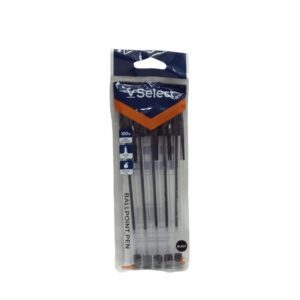 V Select Ballpoint Pen 5Pcs Black