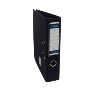 Donau A4 Lever Arch File Black 75Mm