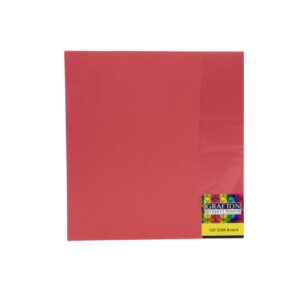 Grafton A3 160Gsm Board Bright Red Pk5