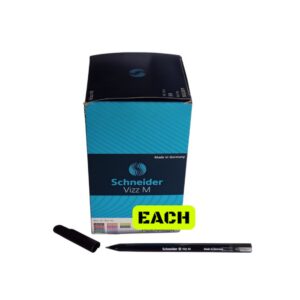 Vizz Ball Point Pen Medium Black (Each)