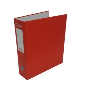 Red A4 Motted Lever Arch File