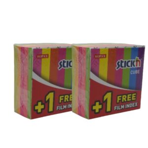Assorted Neon Cubes 76X76mm