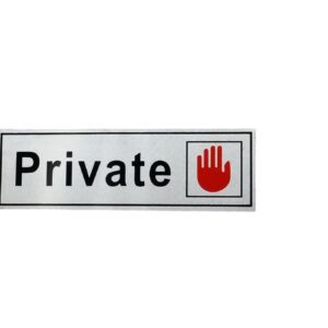 Private Sign