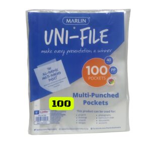 Marlin Filing Pockets 100S 40Mic