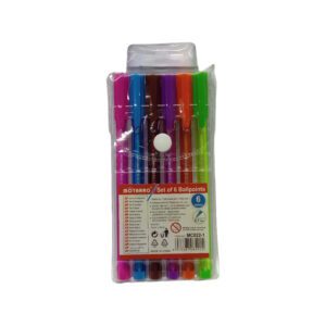 Motarro 6Pc Ballpoint Pen 0.7Mm Mc022-1