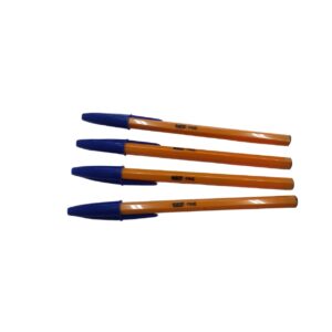 Bic Orange Fine Point Blue Pens (Each)