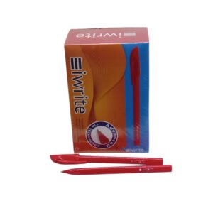 Iwrite Red Pens Full Box Of 50 (Iw70)