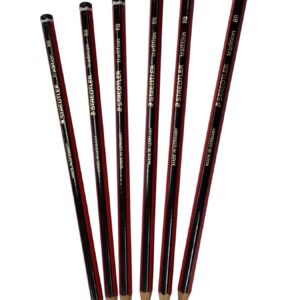 Staedtler 8B Red/Black Pencils (Each)