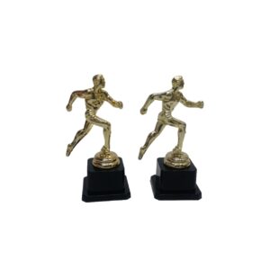 Trophy Gold Running 16X8cm