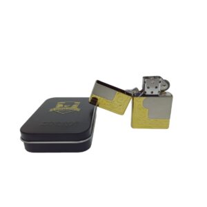 Zorro Hp Gold Two Tone Etched 9 Lighter