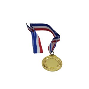 Medal Plain Gold 5Cm Dim