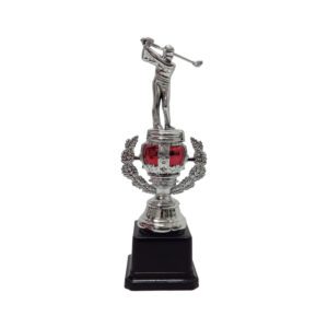 Golfers Trophy Silver 22Cm