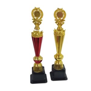 Trophy Gold/Red Plastic 39Cm
