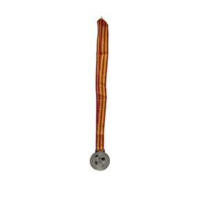 Silver Metal Soccer Medal