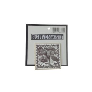 Big 5 Magnet Africa Square Blk&White (Assorted Designs)