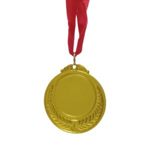 Gold Plastic Medal Red String