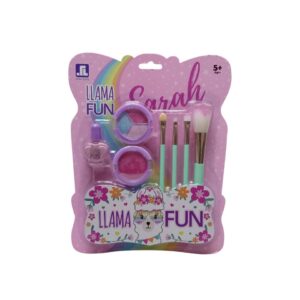 Llama Fun Girls Cosmetic Set With Brushes