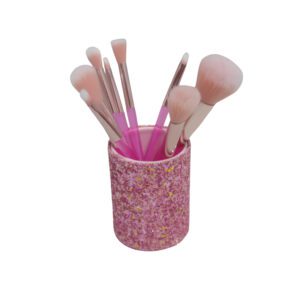 Sweet Beauty 8Pc Make Up Brush In Fancy Holder