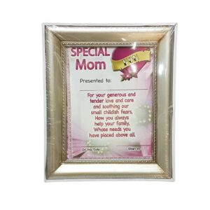 Frame Photo S/Mom Gd/Sl 22X17cm