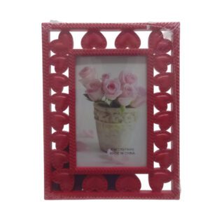 Frame Love Red W/Hearts 22X17cm