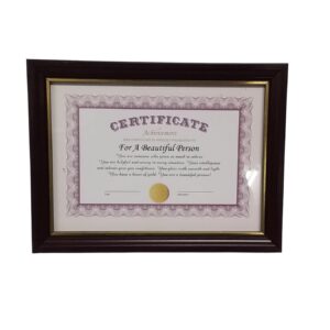Frame Love Certificate