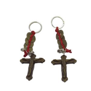 Cross With Coin Key Ring (Each) Cm5010