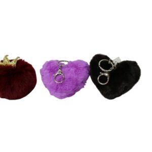 Key Chain Fur 9Cm (Asstd Designs)