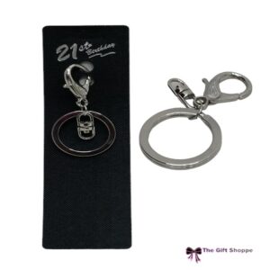 Keyring Silver With Ring