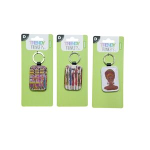 Keychain African (Asstd Designs)