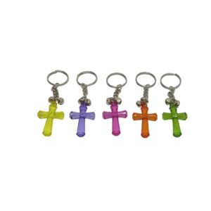 Cross Colour Keyring N981 (Assorted Colours) Each
