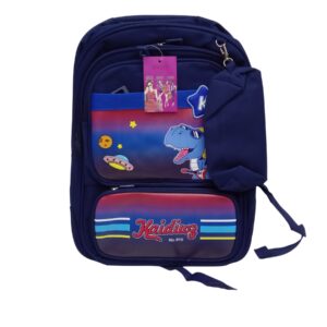 Kaiding Boys/Girls School Bag 5 Zips With Sml Pencil Case