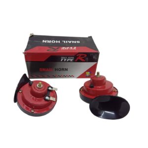 Blackspider Car Snail Horn Hooter (Set Of 2)