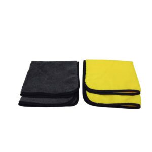 Blackspider Premium Microfibre Towel (40X40cm) Black Or Yellow (Each)